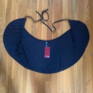 NWT Mirella Black Wrap Pointe Skirt